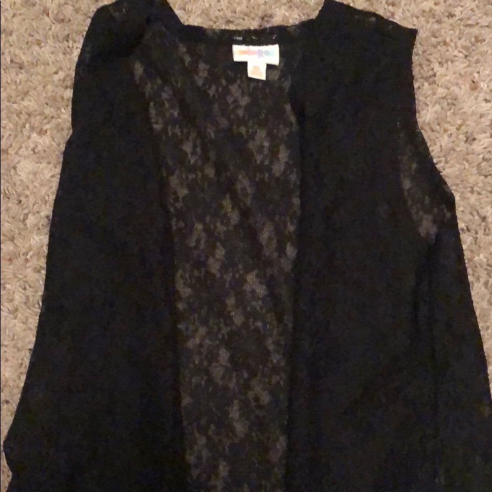 Lularoe black lace joy!